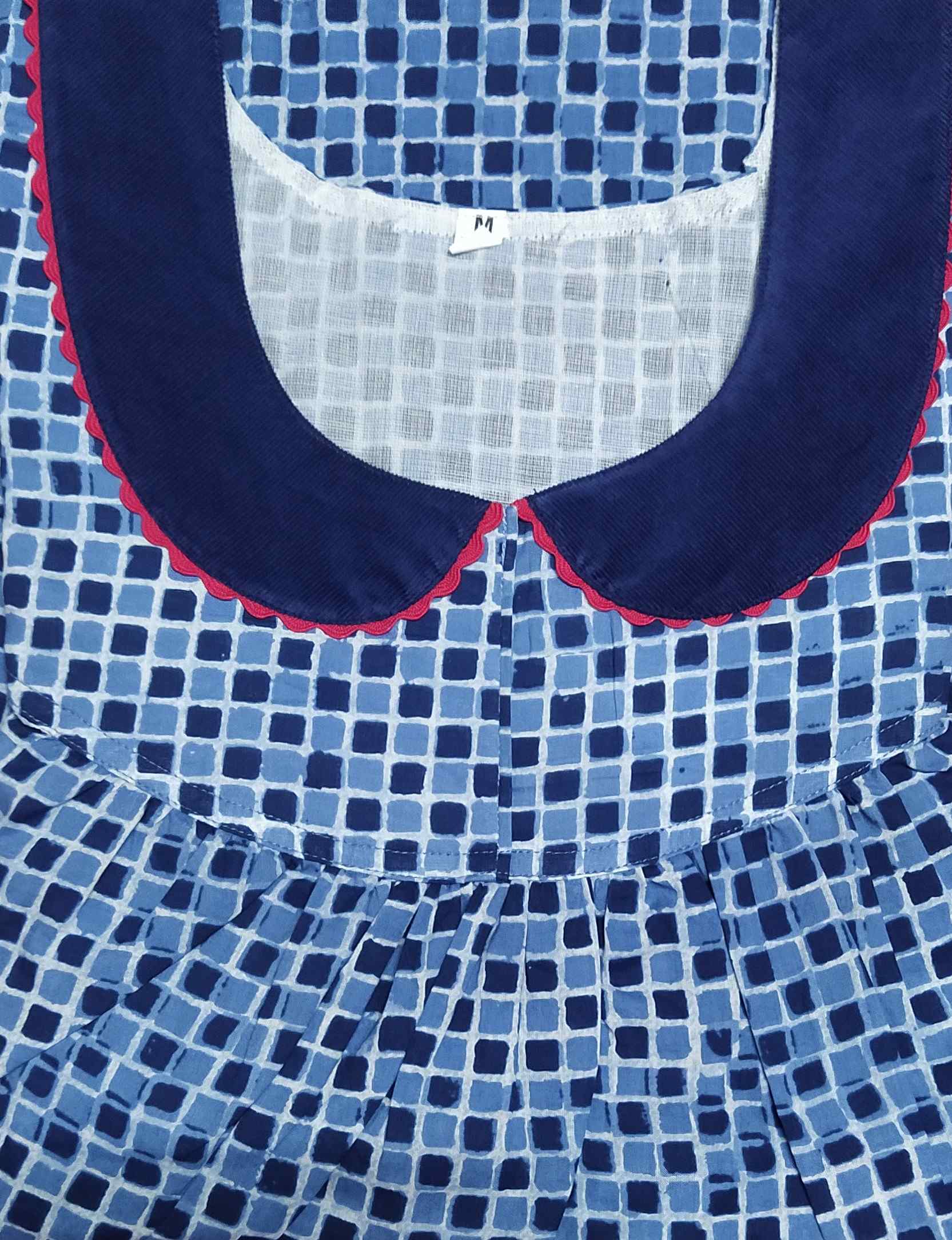 Soft Cotton Half Open Medium Printed Nighty