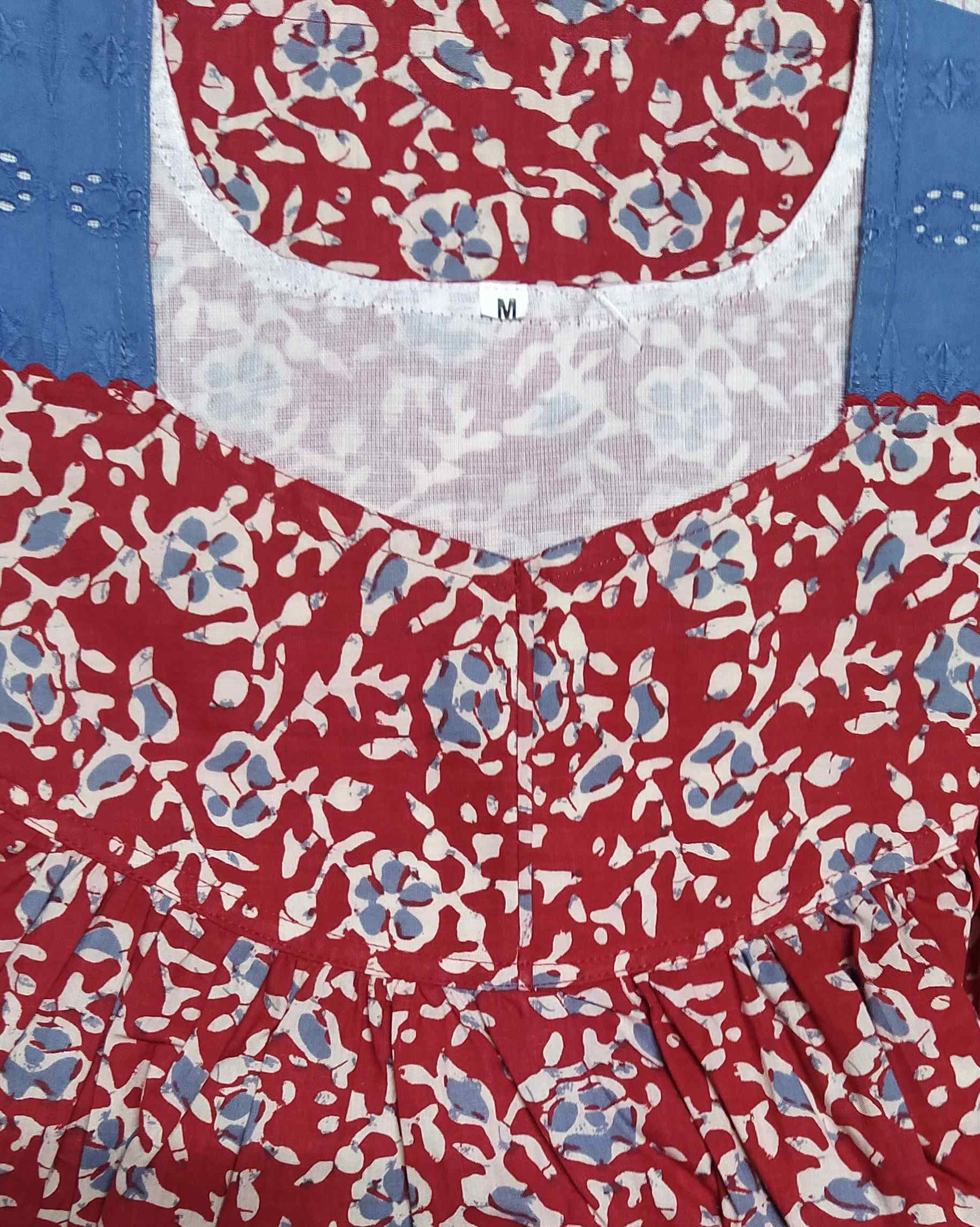 Cotton No Open Medium Printed Nighty