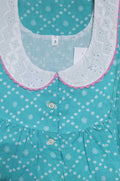 Soft Cotton Half Open Small Printed Nighty