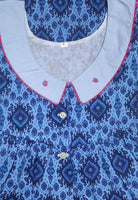 Soft Cotton Half Open Small Printed Nighty