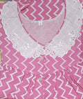 Soft Cotton Half Open Small Printed Nighty