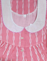 Soft Cotton Half Open Small Printed Nighty