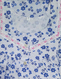 Cotton Half Open Small Printed Nighty