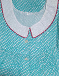 Soft Cotton Half Open Small Printed Nighty