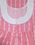 Soft Cotton Half Open Small Printed Nighty