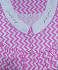 Cotton Half Open Medium Printed Nighty