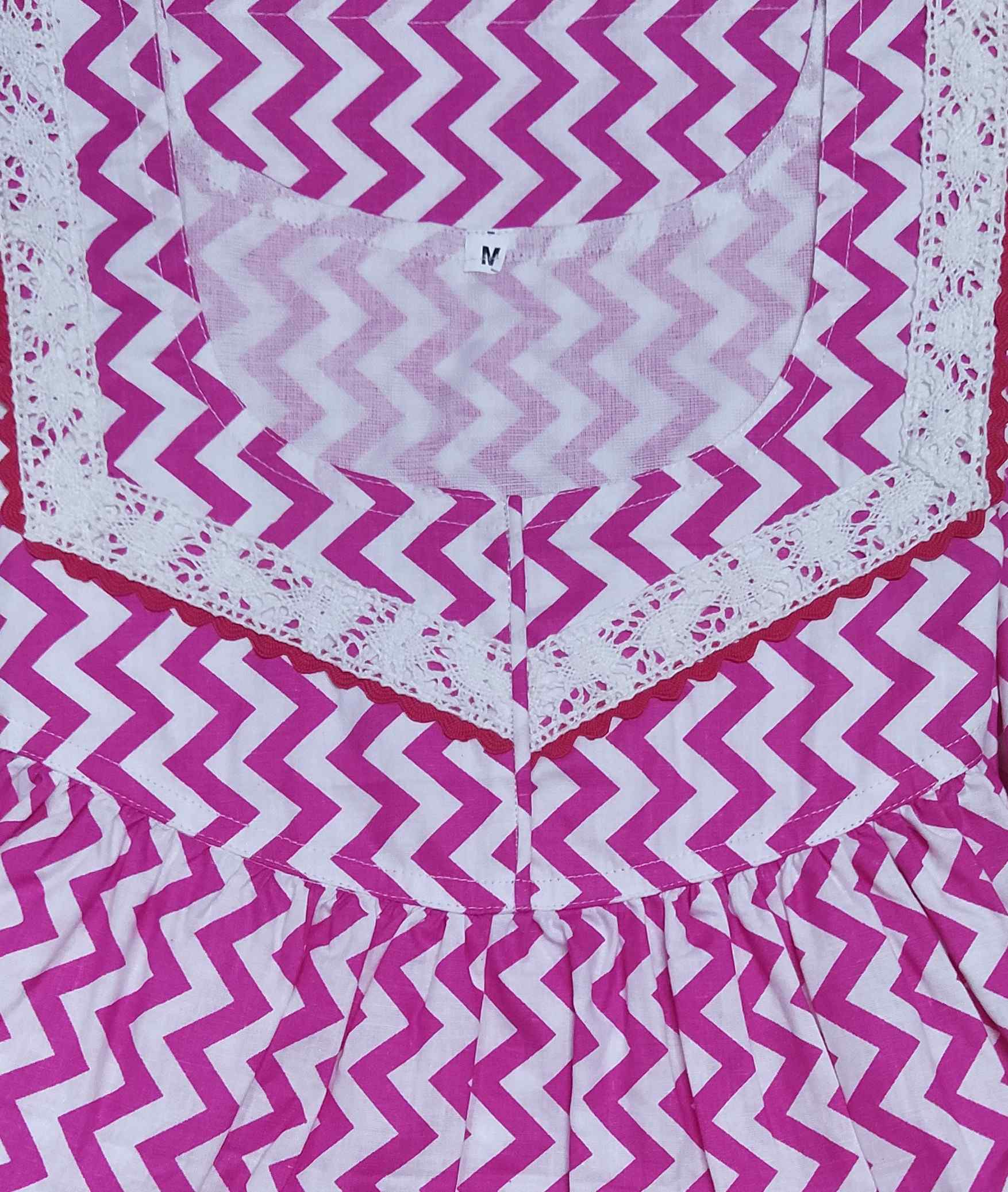 Cotton no Open Medium Printed Nighty