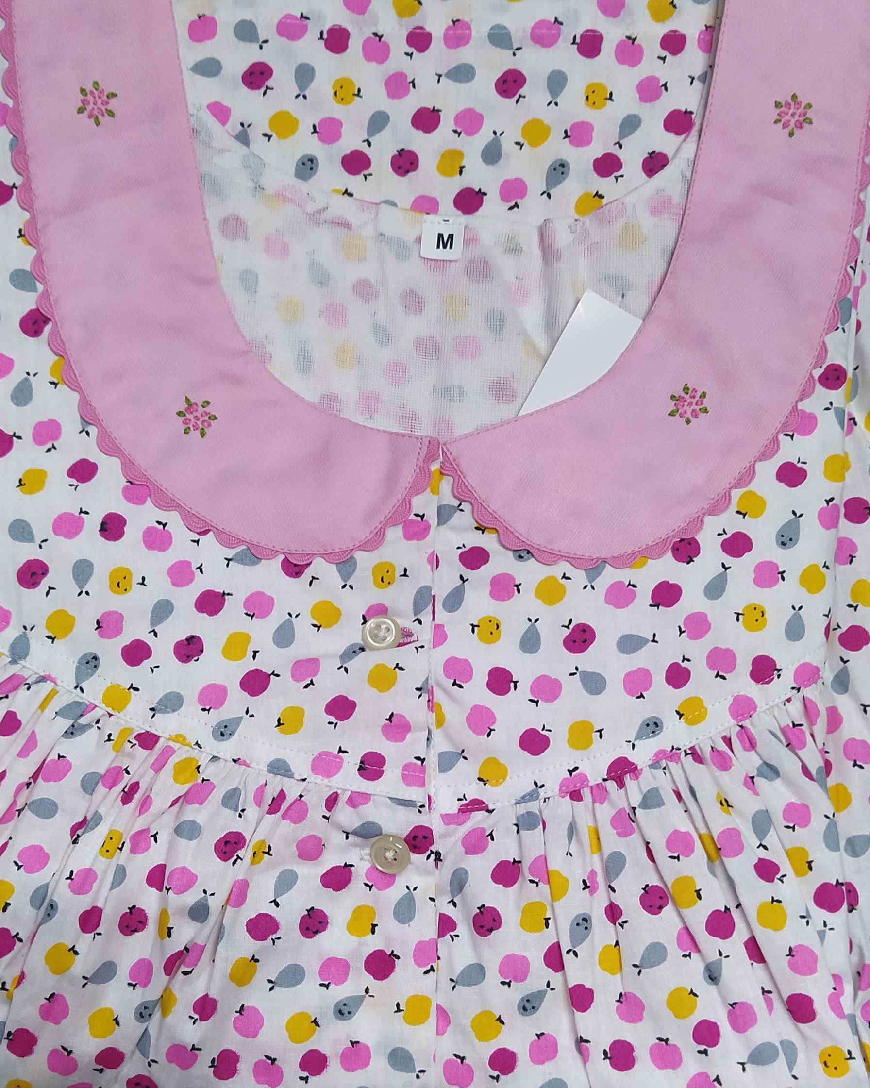 Cotton Half Open Medium Printed Nighty