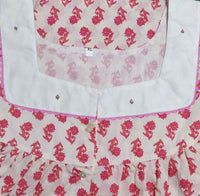 Soft Cotton Half Open Xlarge Printed Nighty