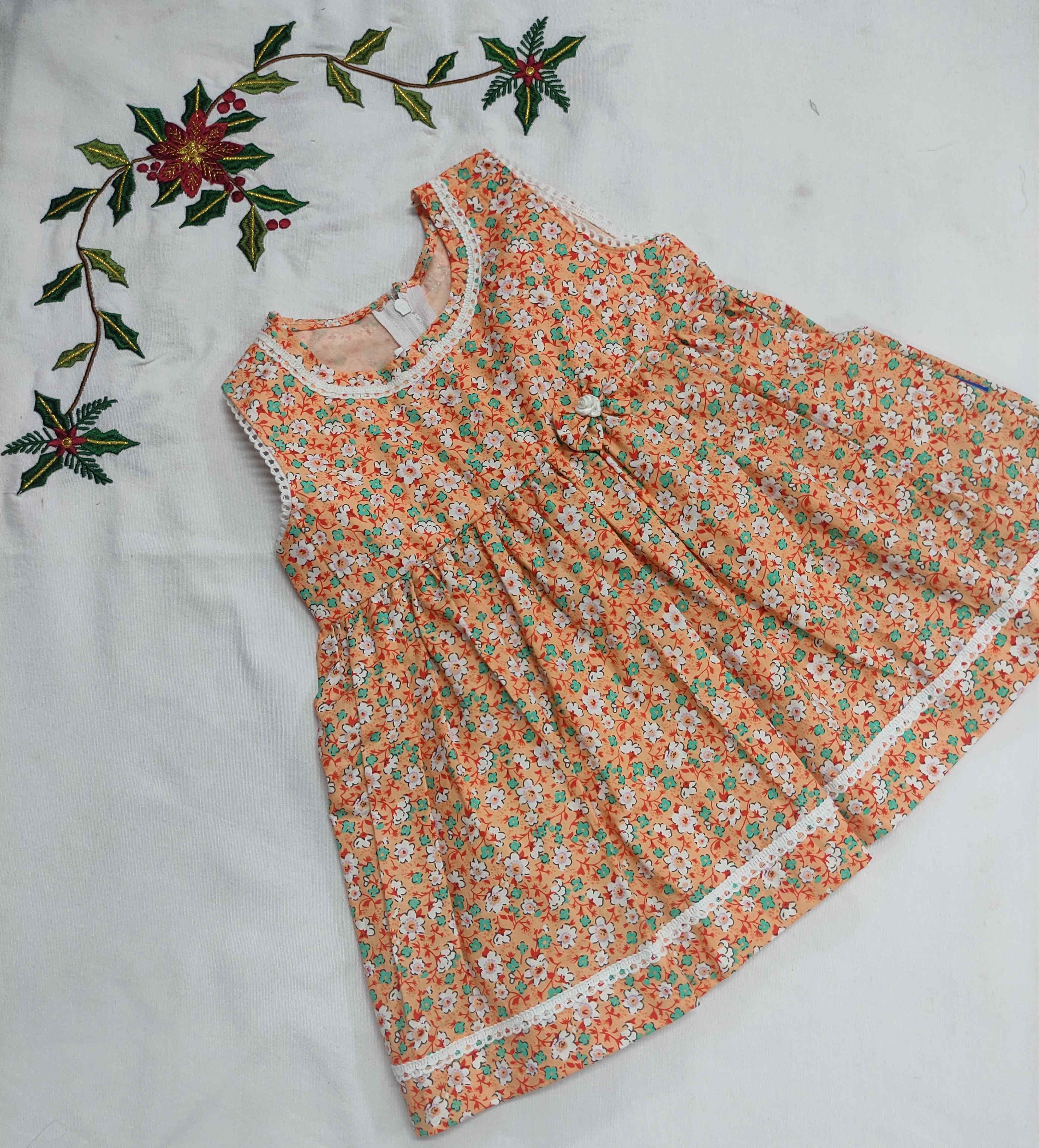 Belt Frocks for girls  6 months to 1.5 years old
