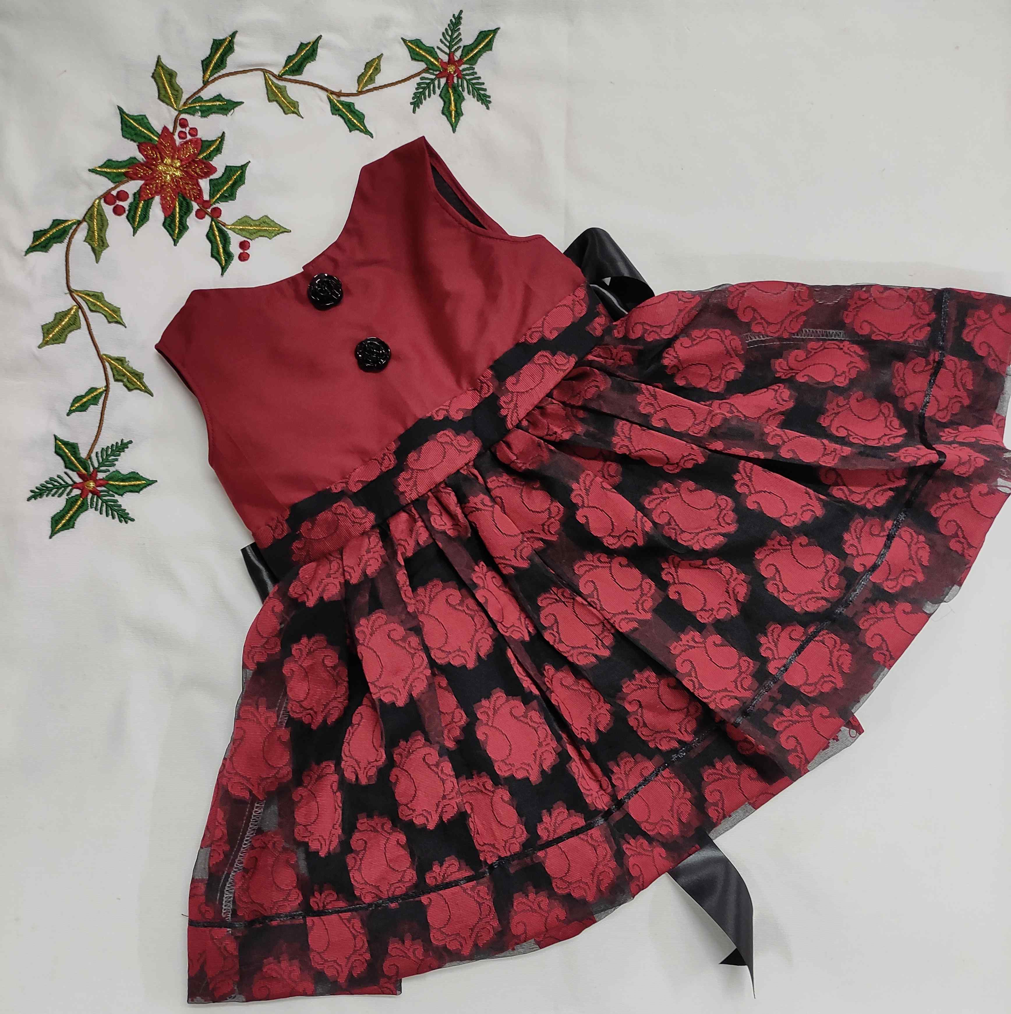 Belt Frocks for girls  6 months to 1.5 years old