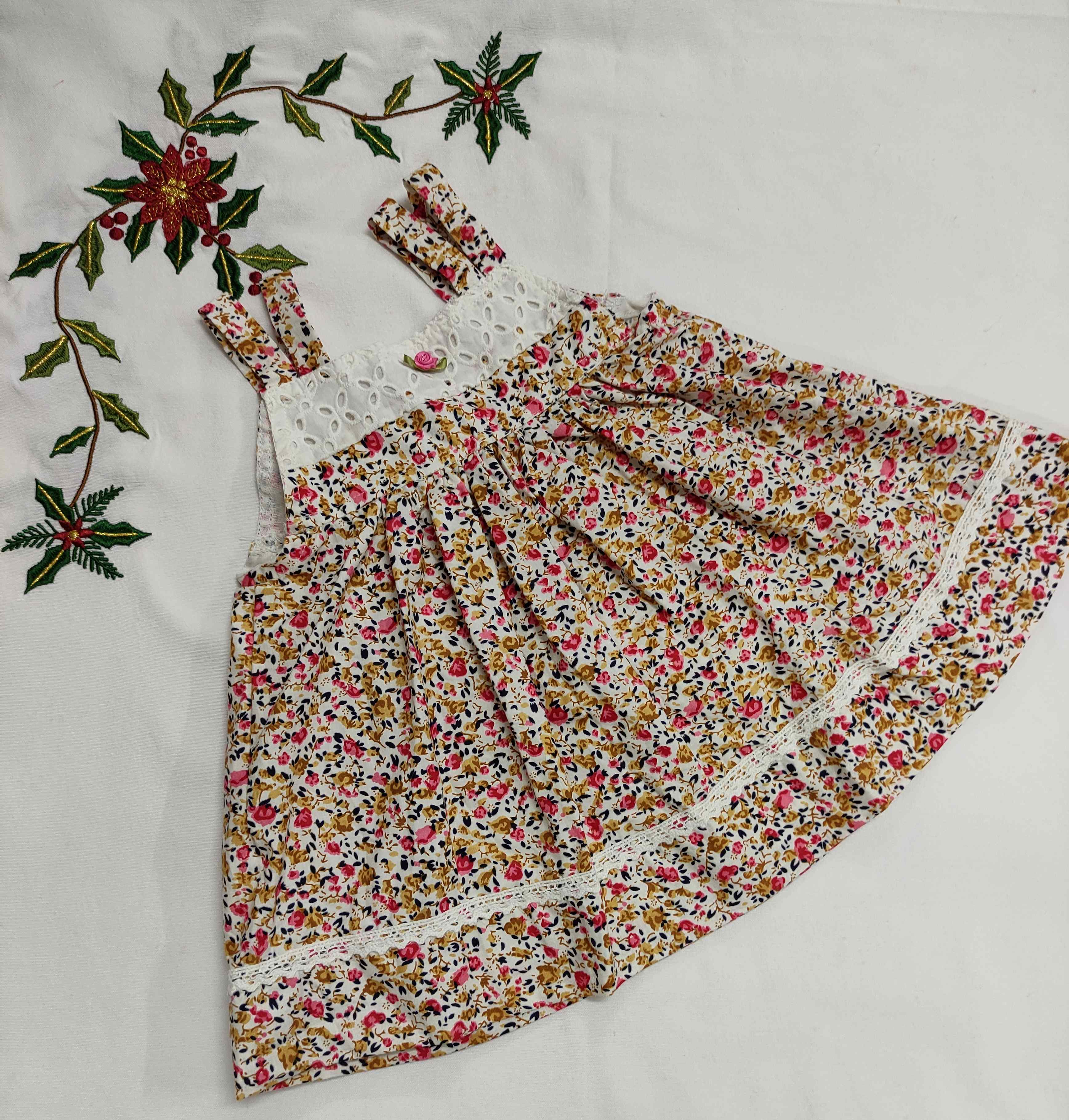 Belt Frocks for girls  6 months to 1.5 years old