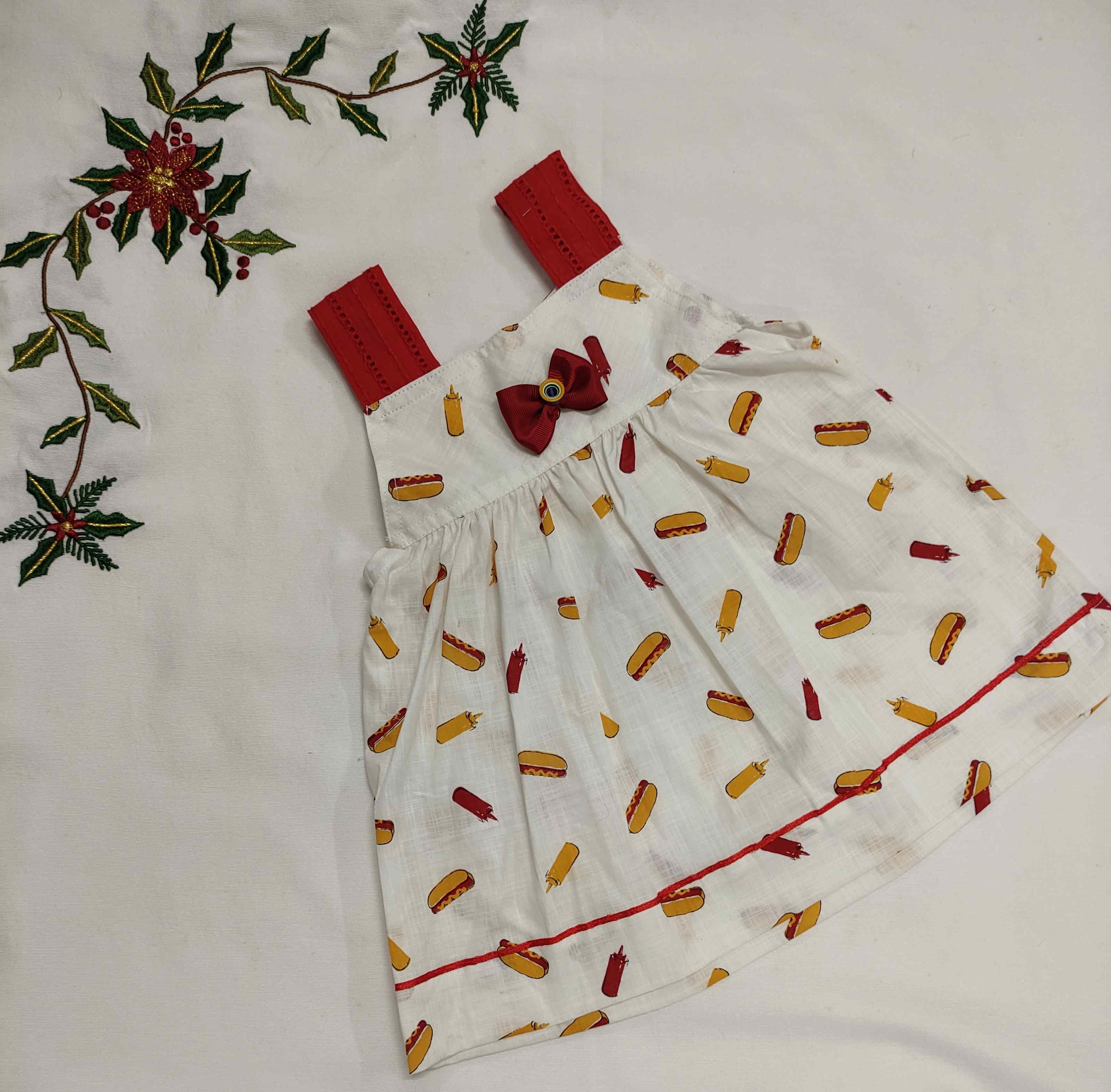 Belt Frocks for girls  6 months to 1.5 years old