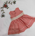 Belt Frocks for girls  6 months to 1.5 years old