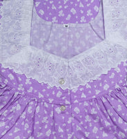 Cotton Half Open Large Printed Nighty