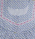 Cotton Half Open Large Printed Nighty