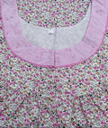 Cotton Half Open Large Printed Nighty