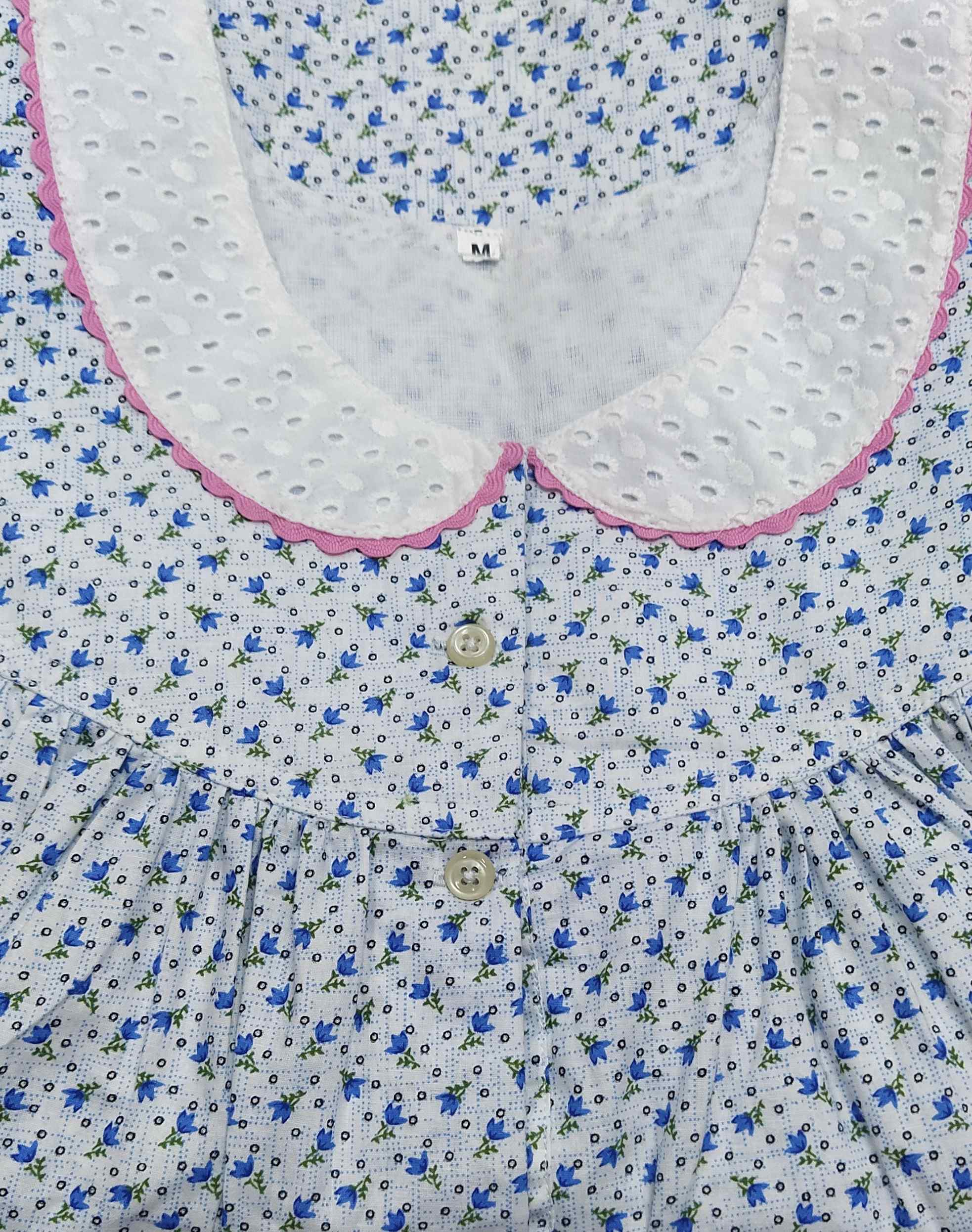 Cotton Half Open Medium Printed Nighty
