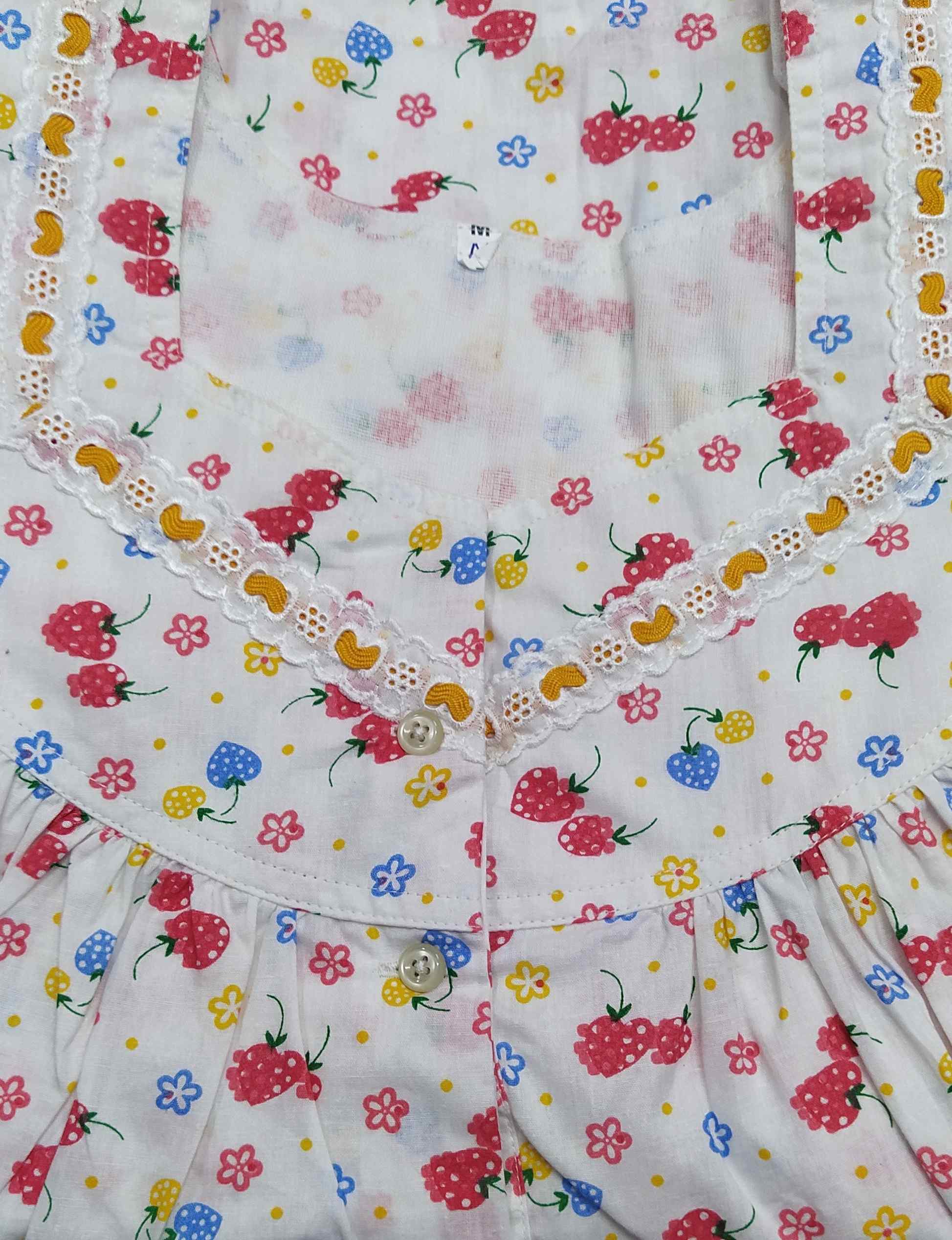 Cotton Half Open Medium Printed Nighty