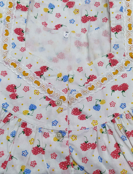 Cotton Half Open Medium Printed Nighty
