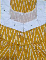 Soft Cotton Half Open Small Printed Nighty