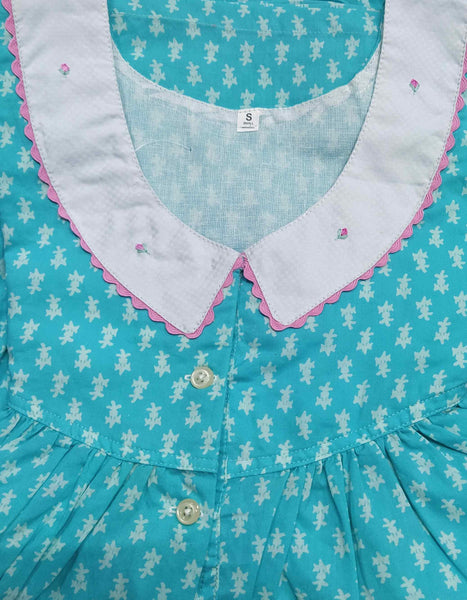 Bantex Half Open Small Printed Nighty