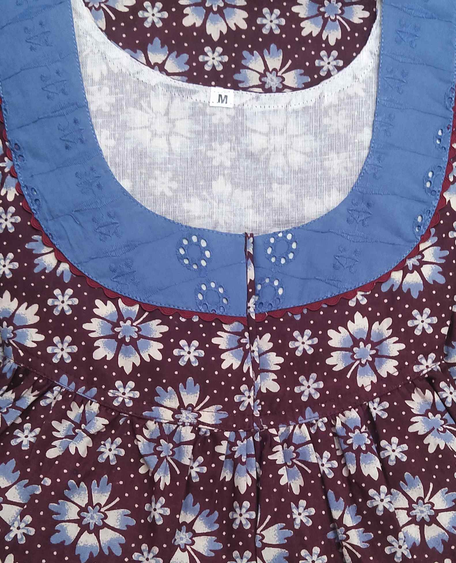 Cotton No Open Medium Printed Nighty