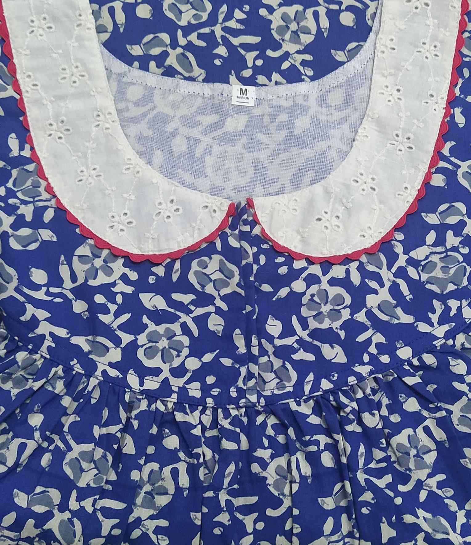 Cotton No Open Medium Printed Nighty