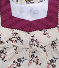 Rayon Half Open Large Printed Nighty