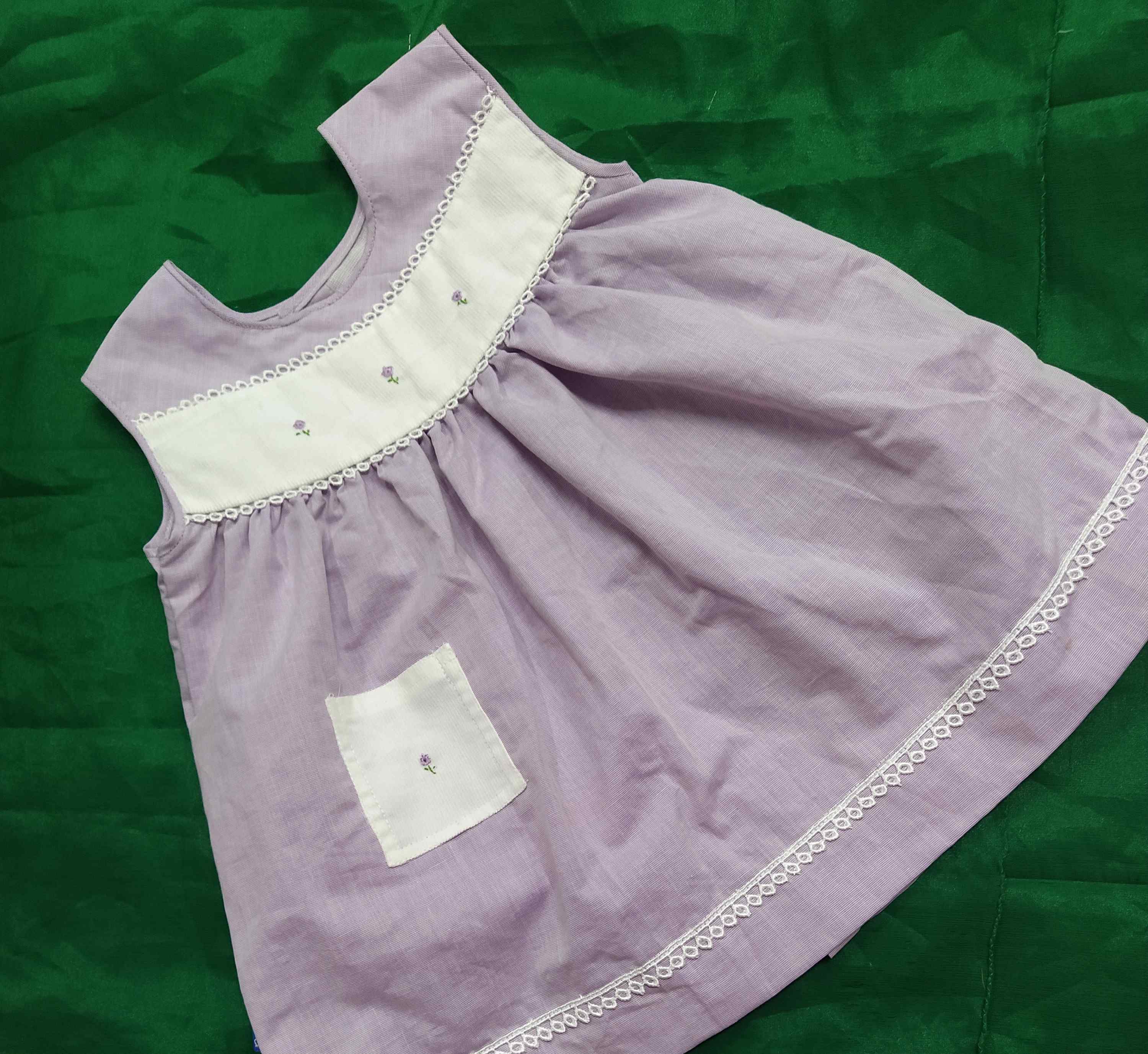 Belt Frocks for girls  6 months to 1.5 years old