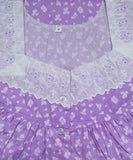 Cotton Half Open Small Printed Nighty