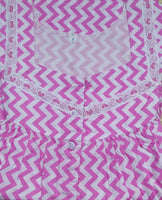 Cotton Half Open Small Printed Nighty