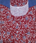 Cotton Half Open Small Printed Nighty