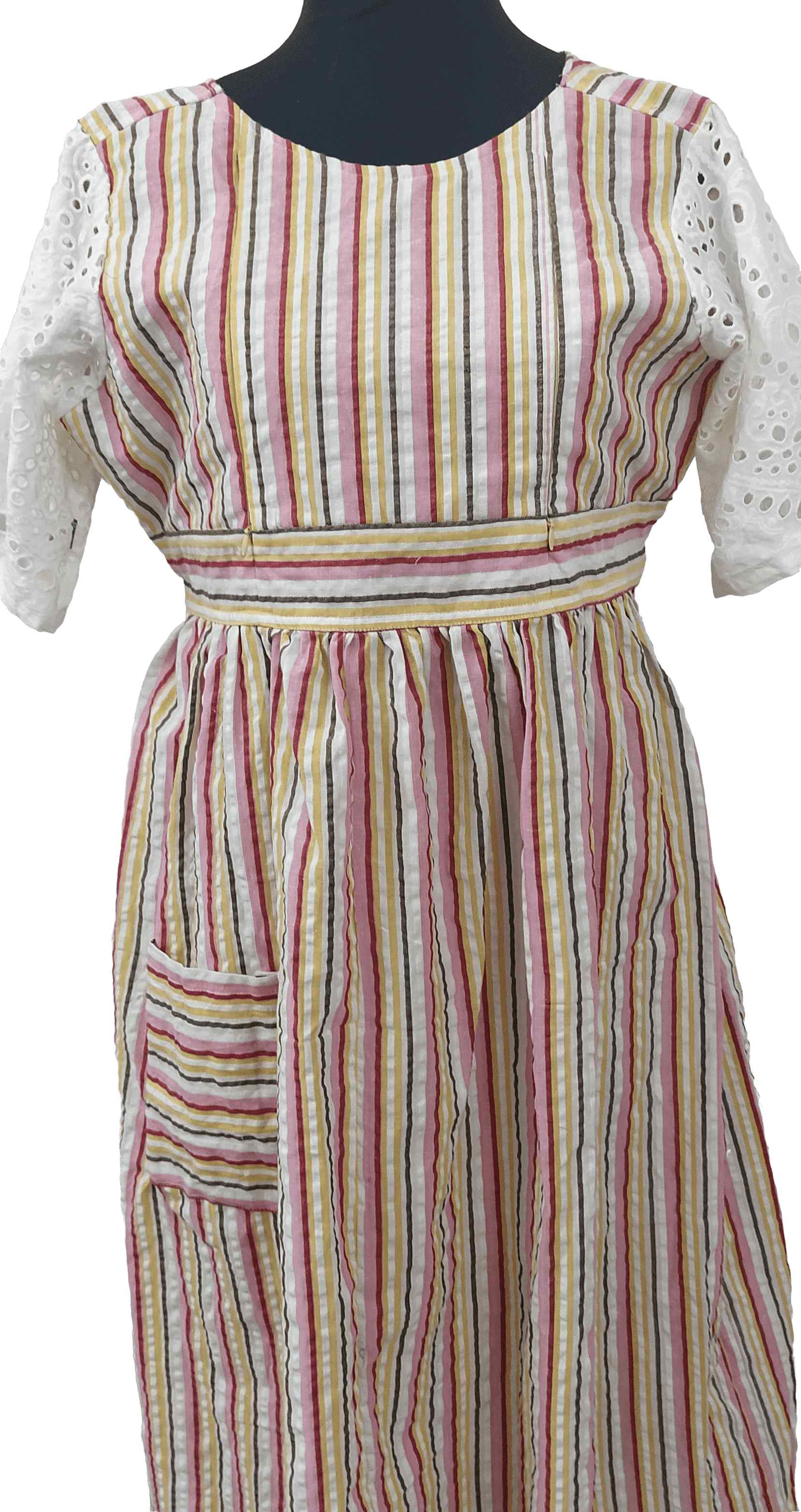 Bantex Side zip, Pleated , Pockets, Tying String Medium Printed Maternity Wear