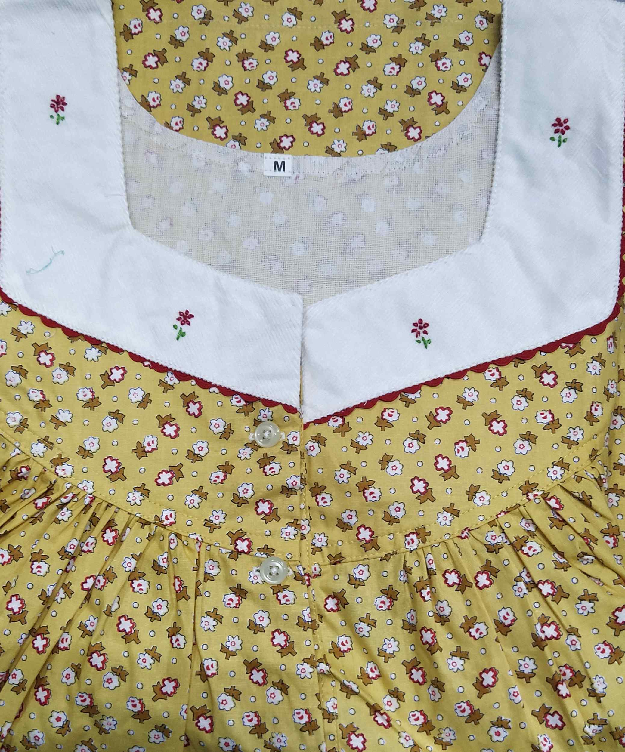 Cotton Half Open Medium Printed Nighty