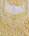 Cotton Half Open Small Printed Nighty