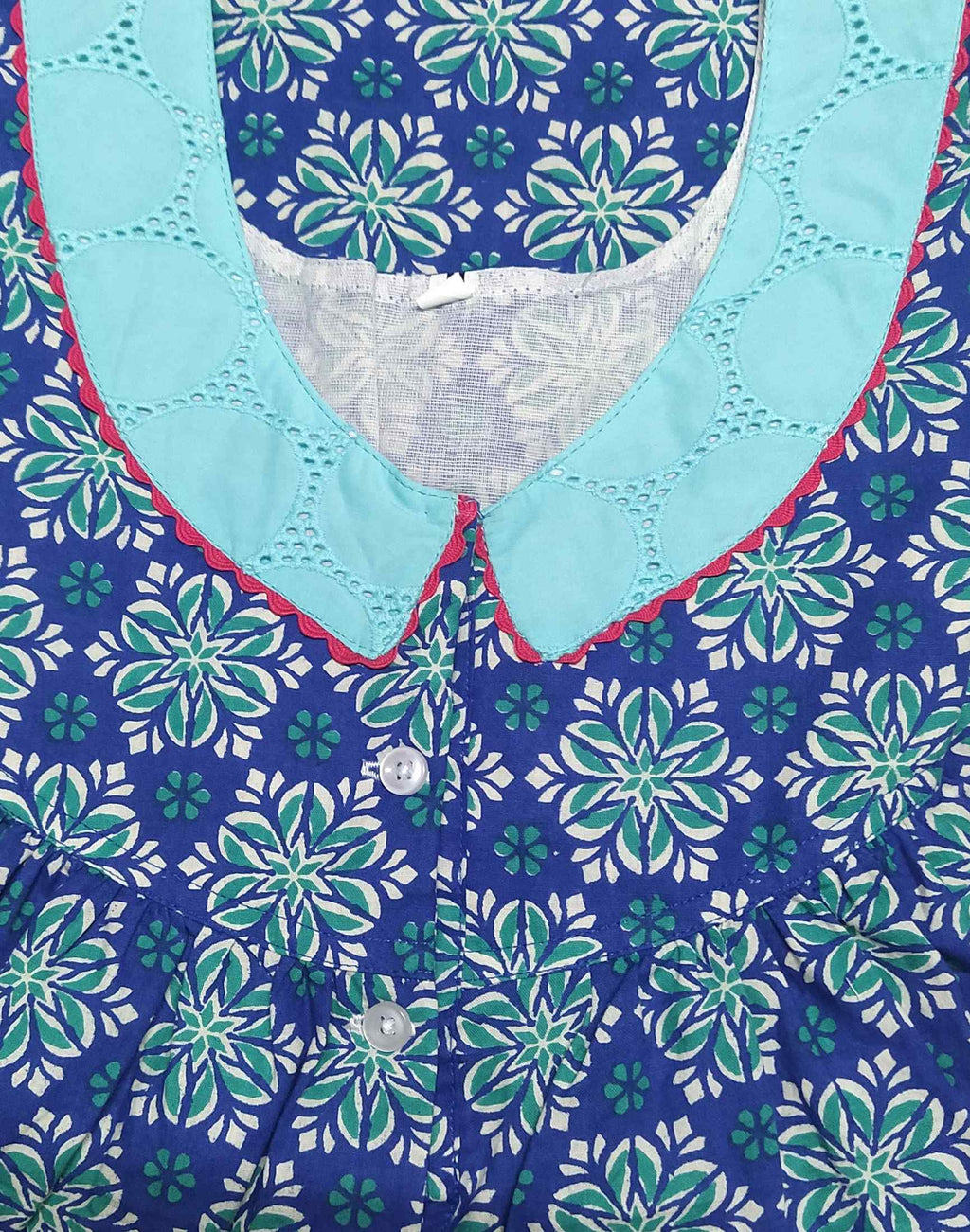 Cotton Half Open Medium Printed Nighty
