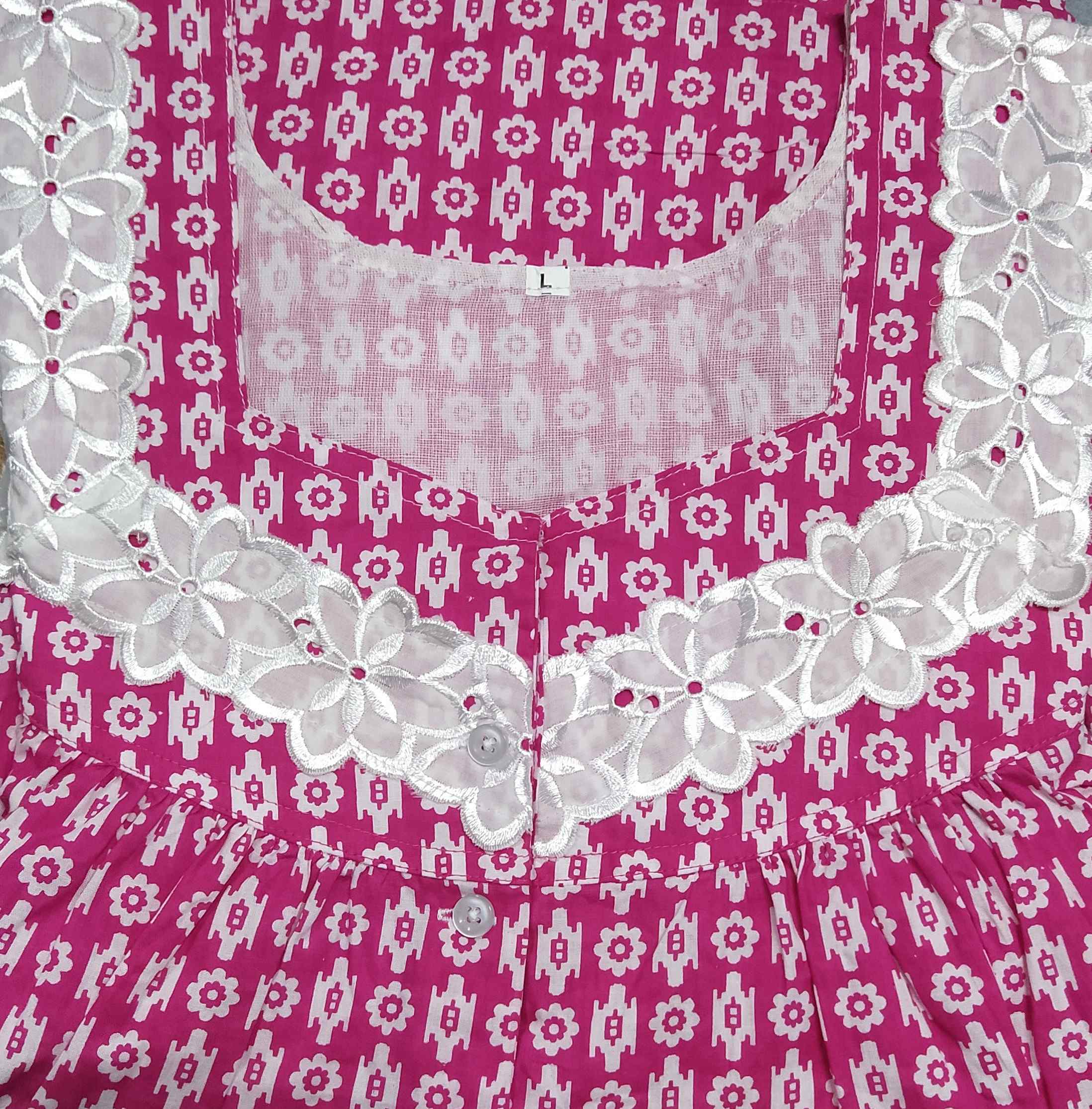Bantex Half Open Large Printed Nighty