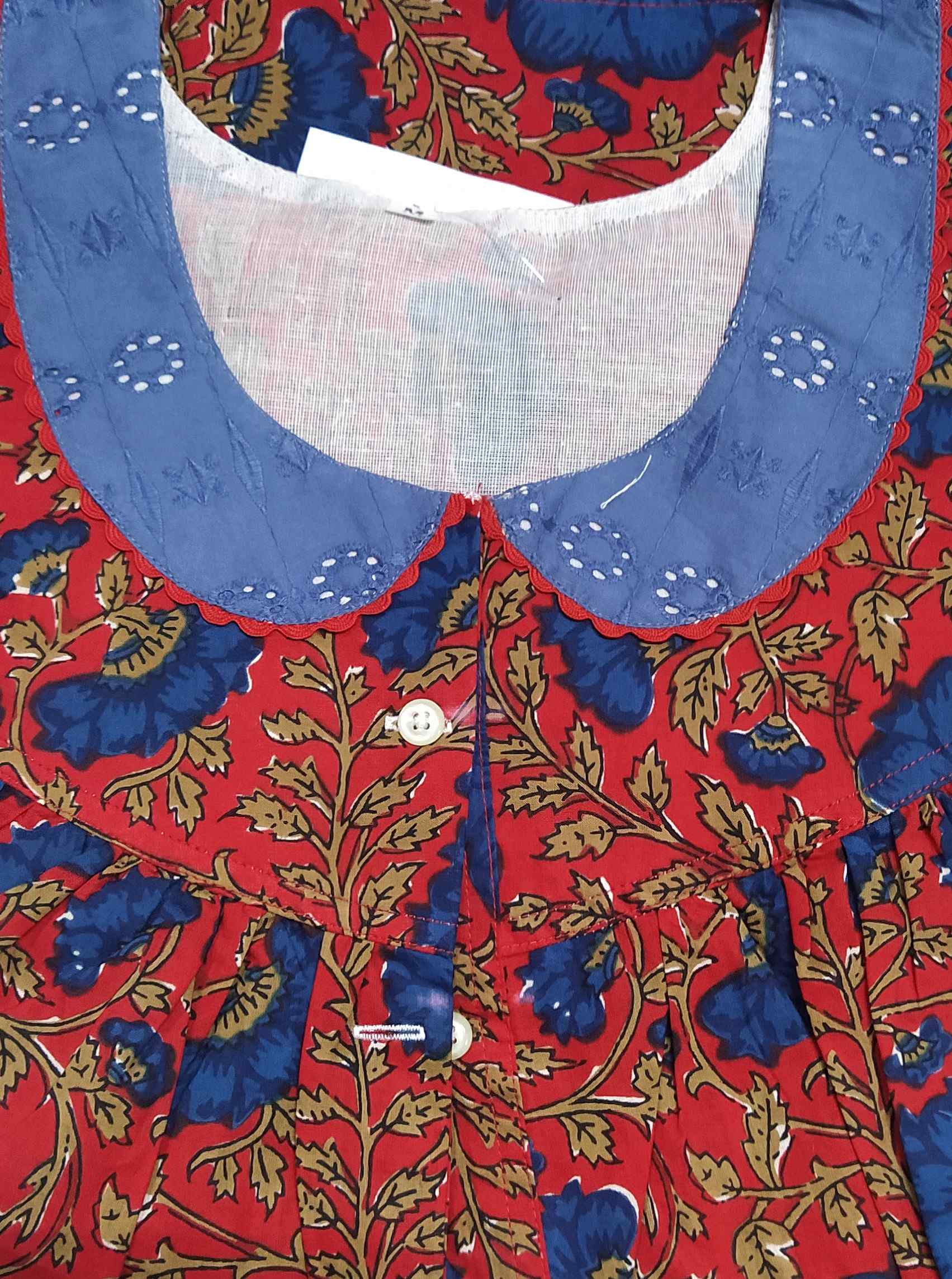 Cotton   half  open Medium Printed Nighty