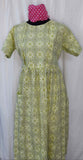 Soft Cotton Side zip, Pleated , Pockets, Tying String Large Printed Maternity Wear