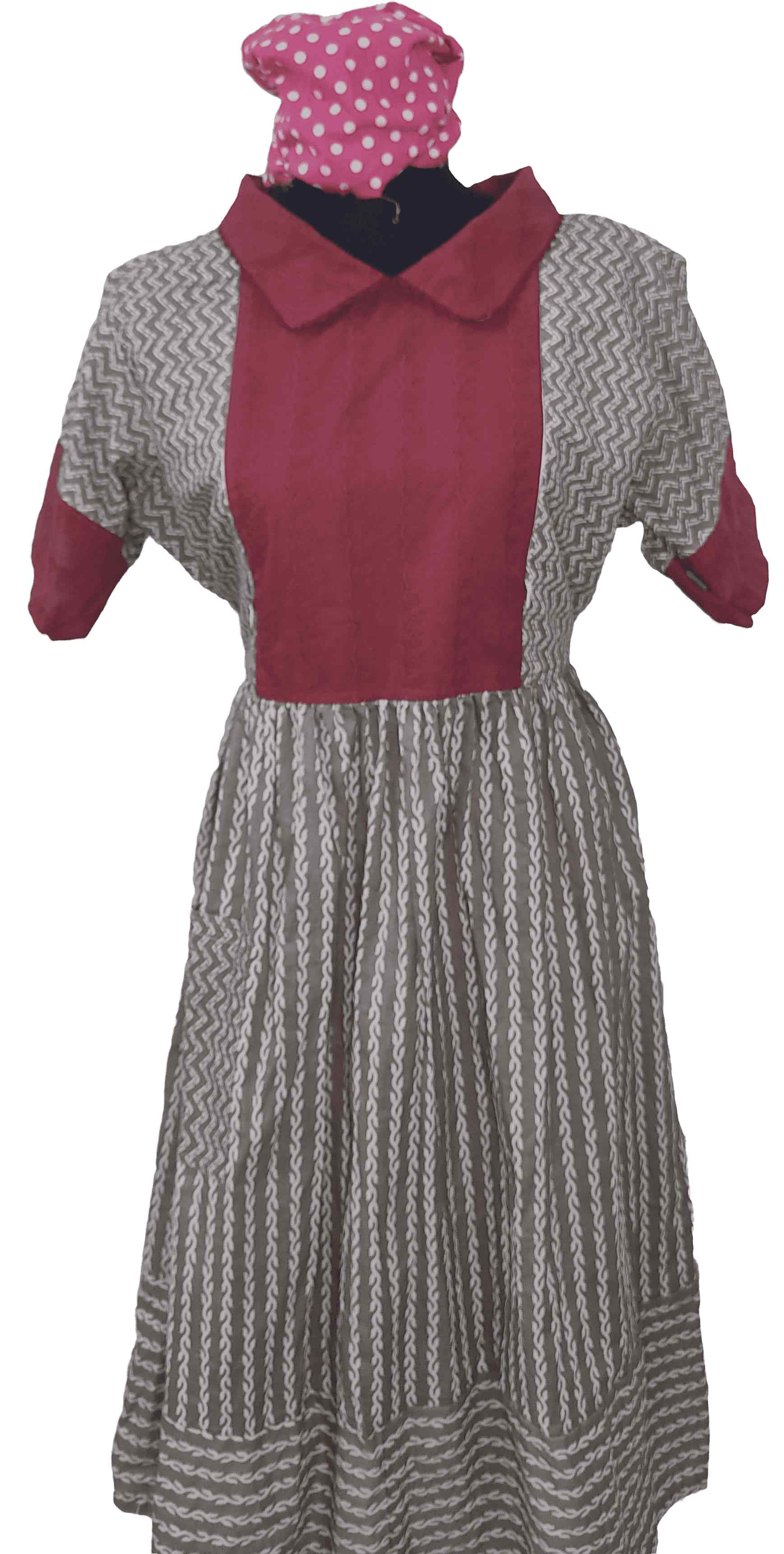 Bantex Side zip, Pleated , Pockets, Tying String Medium Printed Maternity Wear