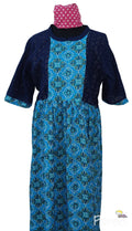 Bantex Side zip, Pleated , Pockets, Tying String Medium Printed Maternity Wear