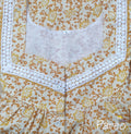 Cotton Pockets, Half Open Large Printed Nighty