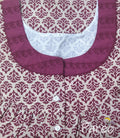 Cotton Half Open Large Printed Nighty