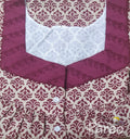 Cotton Pockets, Half Open Large Printed Nighty