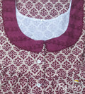 Cotton Half Open Large Printed Nighty
