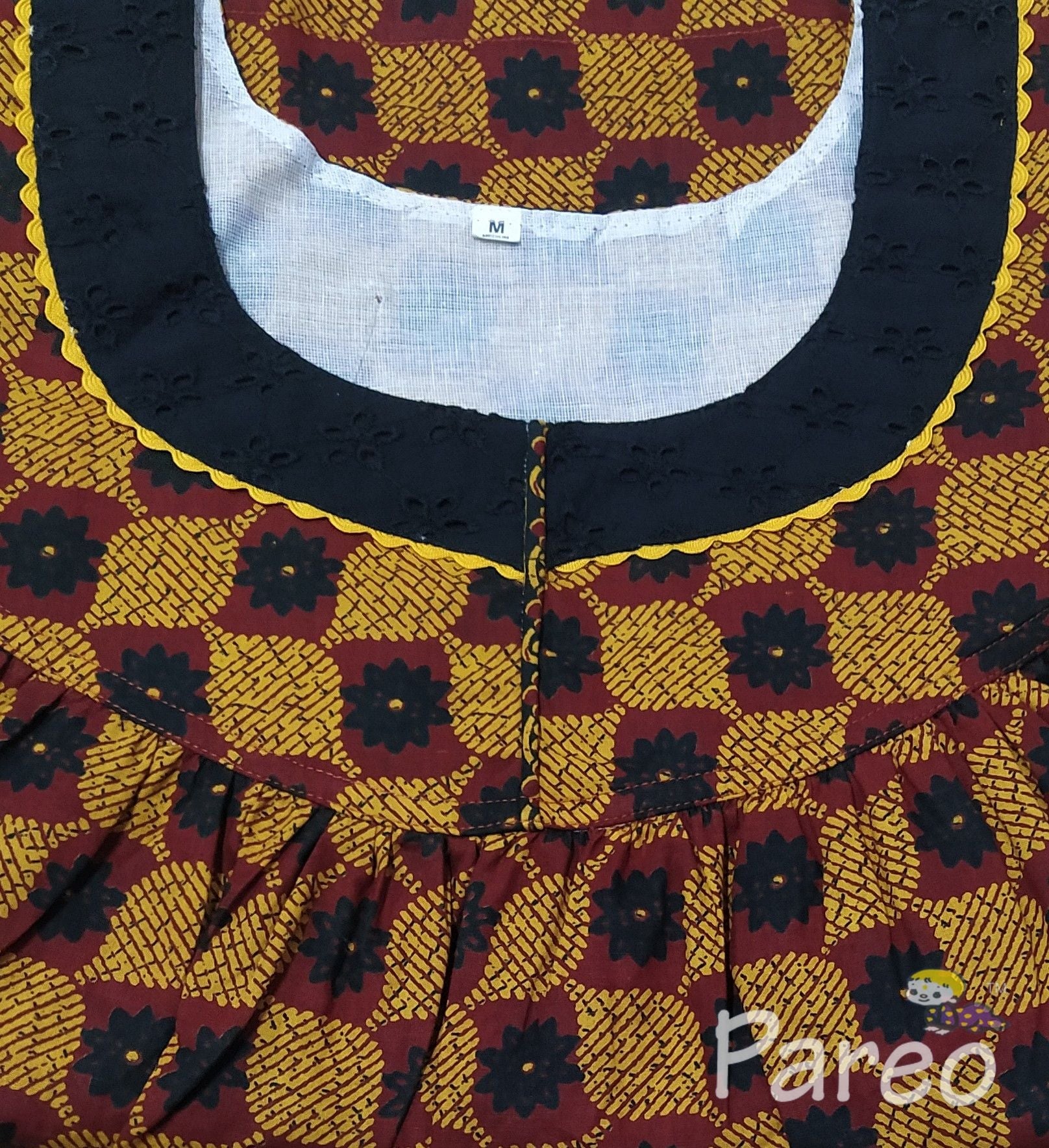 Cotton No Open Medium Printed Nighty