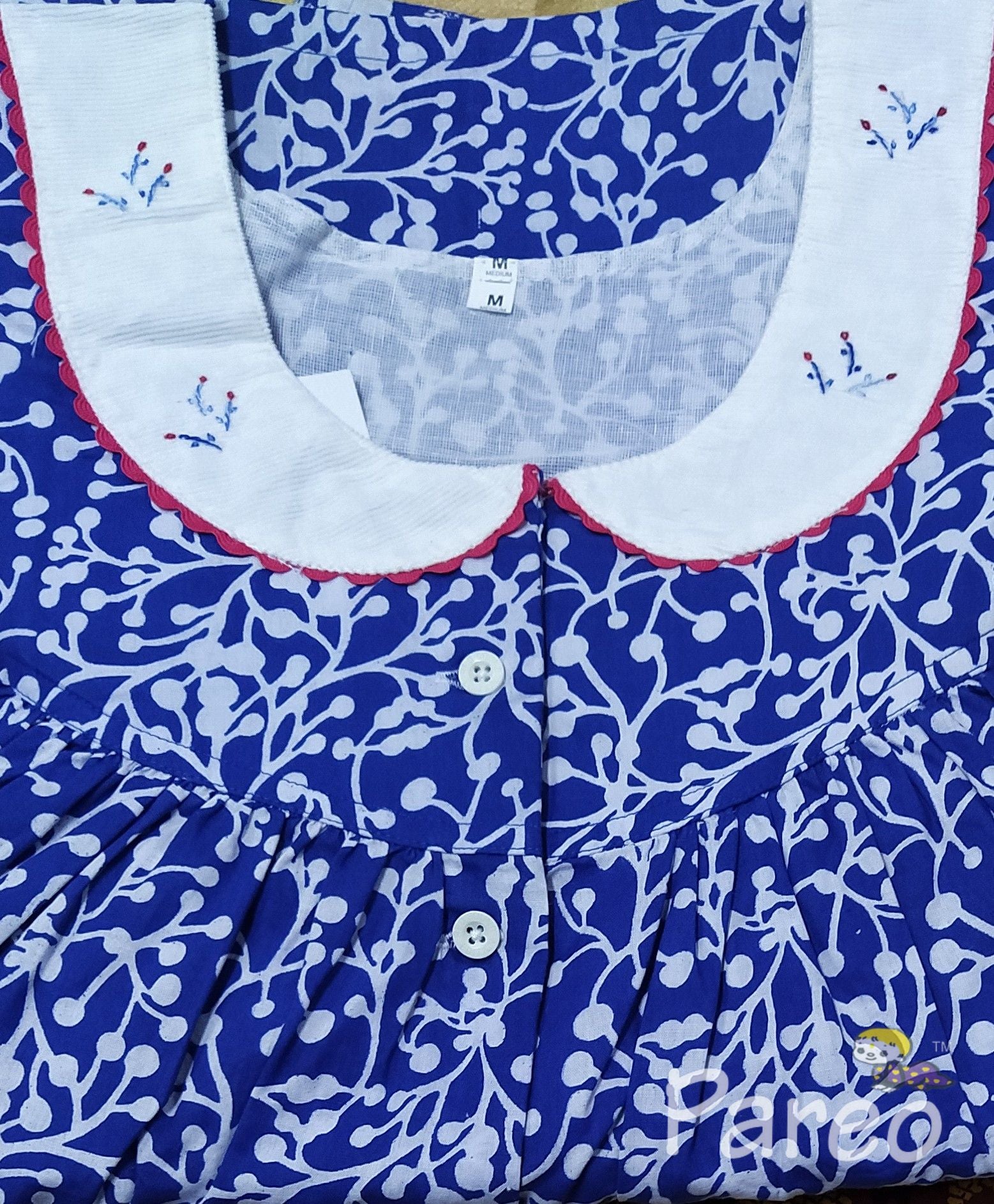 Cotton Half Open Medium Printed Nighty