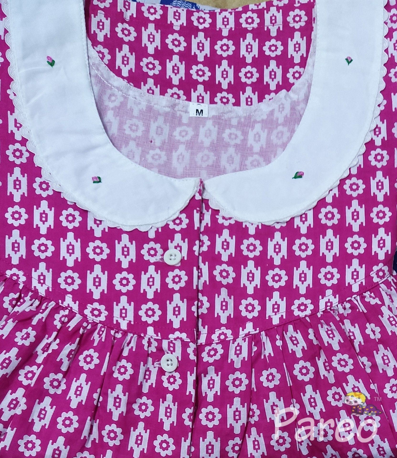 Cotton Half Open Medium Printed Nighty