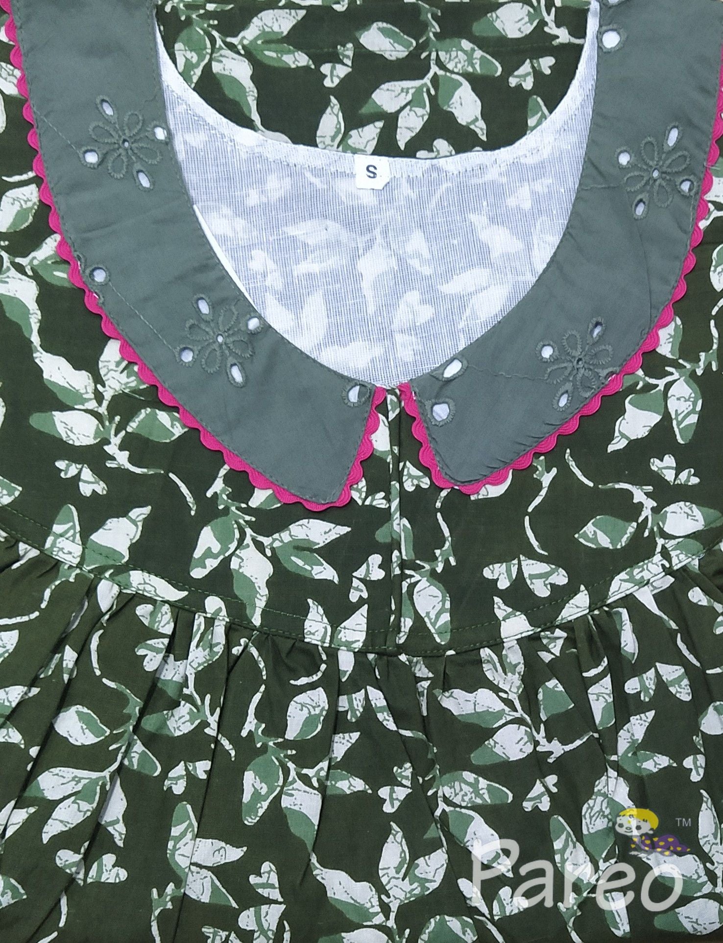 Cotton No Open Small Printed Nighty
